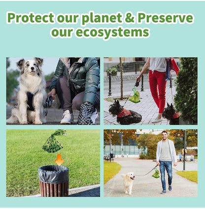 Dog Bags for Poop - 330 Count Thick Waste Bags - Lavender-Scented With Holder - Leak-Proof Doggie Bags - 22 Pack Rolls, 15 Per Roll - Online Swap Meet