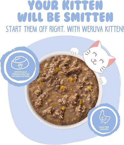 Weruva Kitten, Chicken & Pumpkin Formula in Gravy, 3oz Can (Pack of 12) - Online Swap Meet