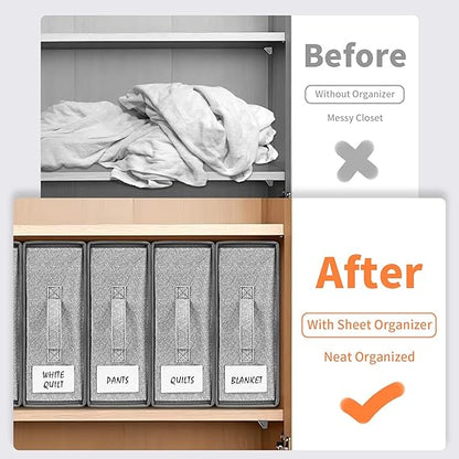 Foldable Bed Sheet Organizer, 2pack - Online Swap Meet